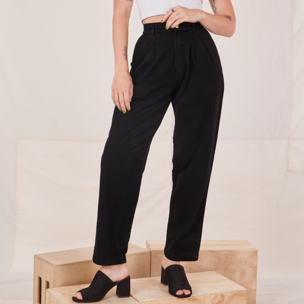 Black Lightweight Trousers - Big Bud Press